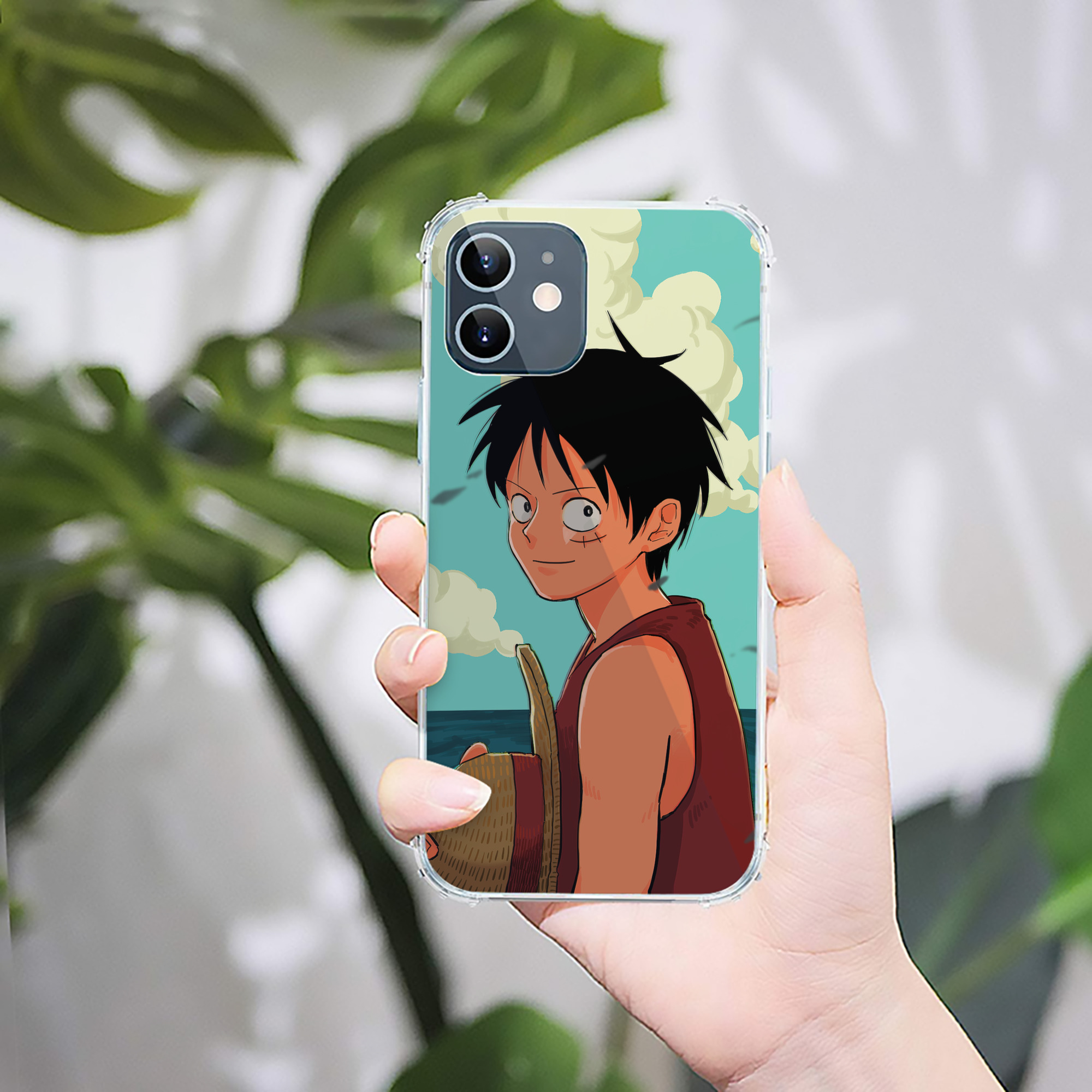 ワンピース ONE PIECE 【iPhone 12シリーズ対応】透明スマホケース（クリアソフトケース）